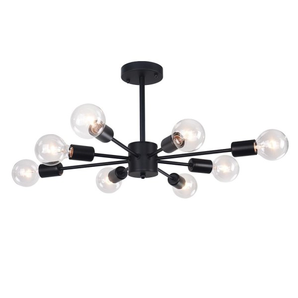 Ceiling Light-8-Light Semi Flush Sputnik Light