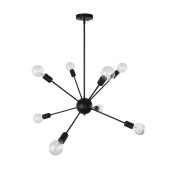 Chandelier-Modern Farmhouse Industrial Sputnik Chandelier