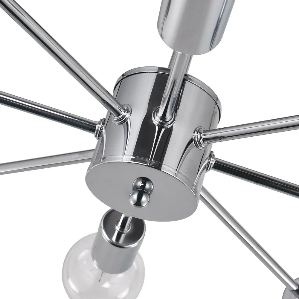 Sputnikhouz 8-Light Semi Flush Mount Modern Sputnik Ceiling Light Modern Sputnik Ceiling Light