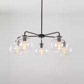 chandelierias-5-light-blown-glass-modern-globe-chandelier-chandelier-black-145436