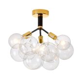 chandelierias-modern-semi-flush-cluster-bubble-chandelier-chandelier-black-3-bulbs-672321