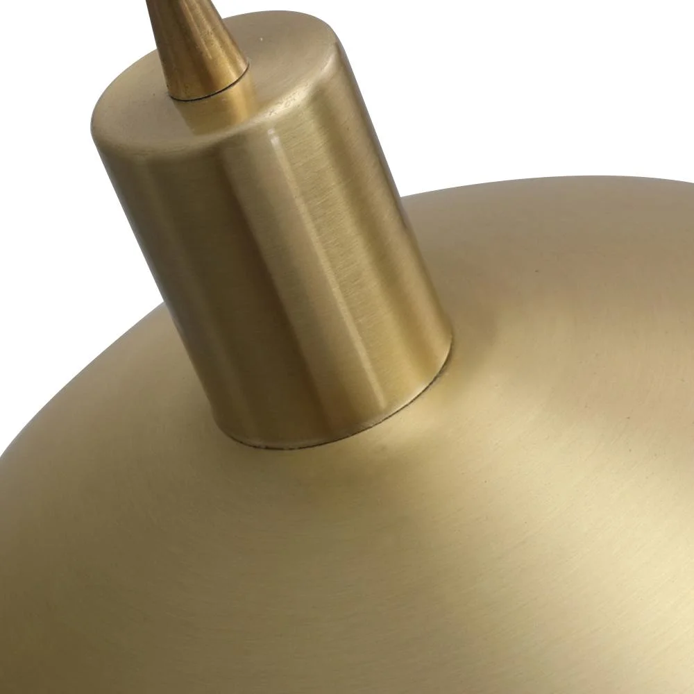 Midcentlite Mid-Century Single Island Brass Dome Pendant Light Island Brass Dome Pendant